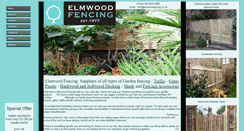 Desktop Screenshot of elmwoodfencing.co.uk